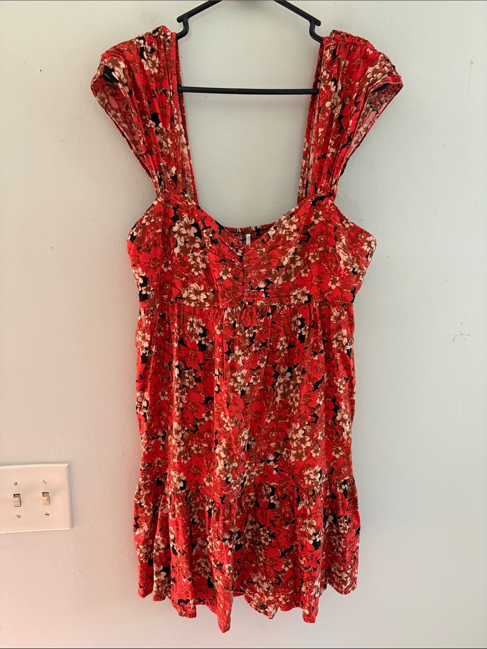 Free people pattern play mini dress L - Picture 3 of 5